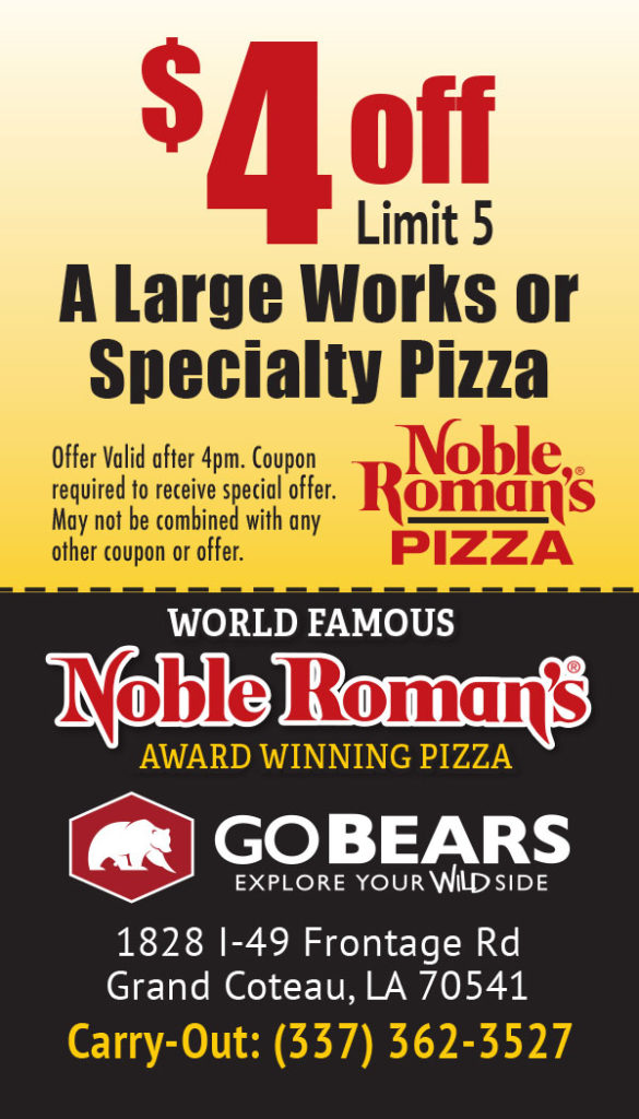 Noble Roman’s Pizza - GoBears